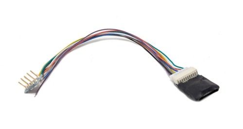 8-pin 4-function 1.1Amp detachable harness DCC decoder - Bulk Discounts