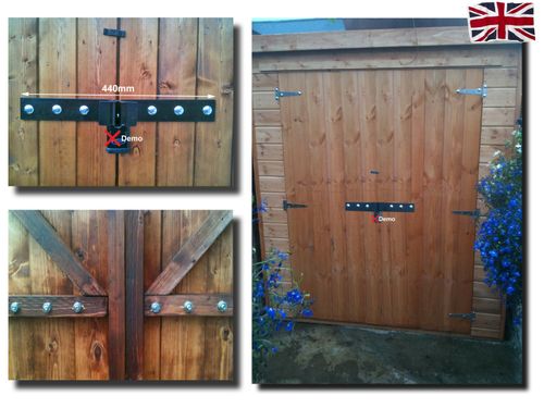 Heavy Duty workshop security hasp lock  padlock protection unlike hasp & staple. — image 4