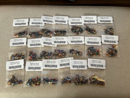 N Gauge Scale People Figures. Job Lot 20 Packs. 1000 People! Model Railway 1/150