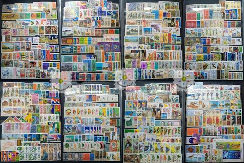 Worldwide Stamp Collection Mint - 35 Full Sets from 35 Different Countries &Gift — image 3