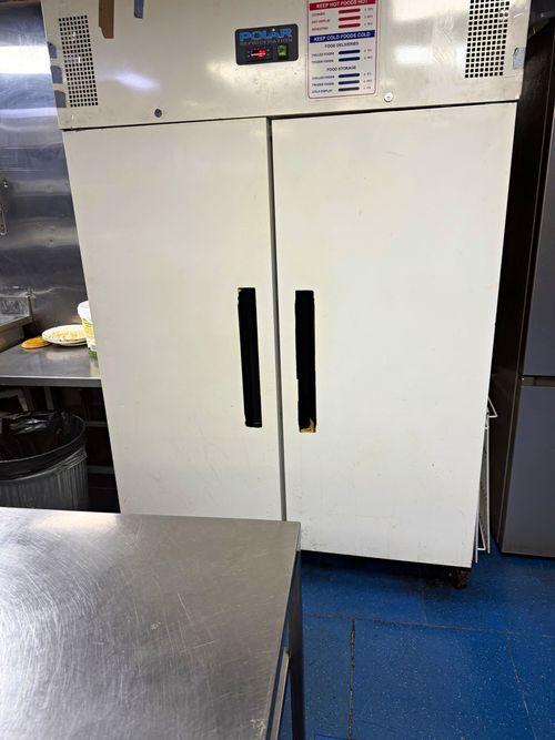 Polar CC663-02 1200L Reach-In Refrigerator, 2 Solid Doors, 2 Sections — image 1