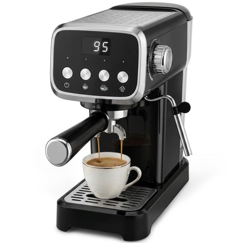 HOMCOM Espresso Machine with 20-Bar Pressure, Black — image 11