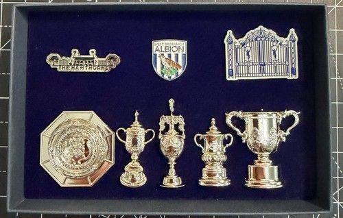 West Bromwich Albion Trophy Pin Badge Set