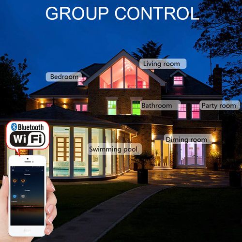 Decking Lights IP67 Ø30MM Bluetooth Controller Led Plinth Lights Kitchen Garden — image 6