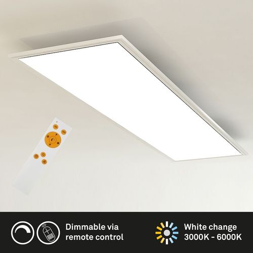LED Panel Ceiling Light 100cm CCT Dimmable Lamp  24W Remote Control Hallway — image 4