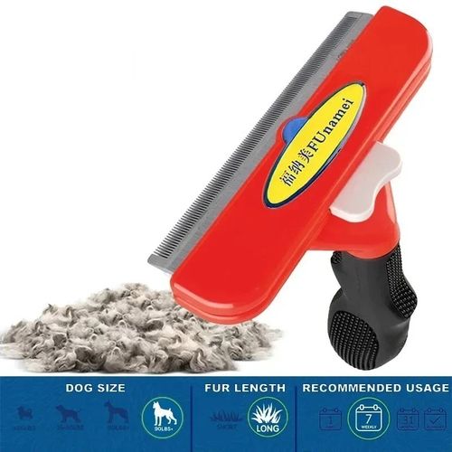 Large Dog Hair Removal Comb Pet Grooming Brush Cat Undercoat Deshedding Tool — image 12