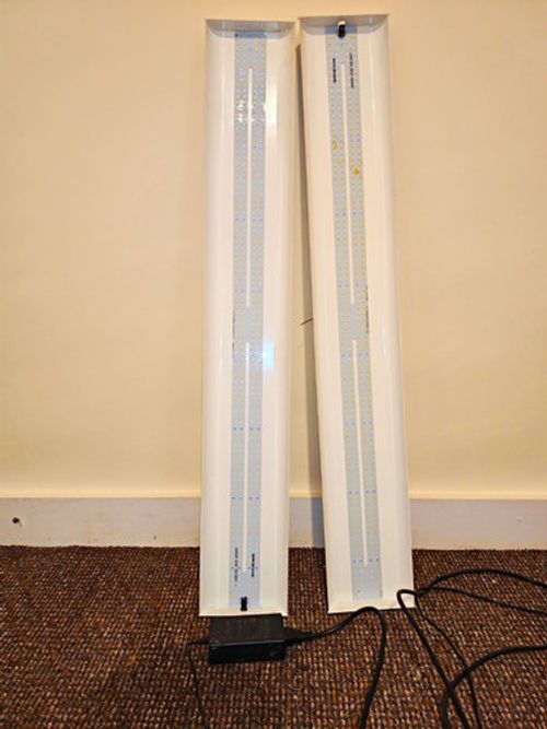 X2 Spider Farmer LED Grow Lights With Balas Sf600 74w, Used One