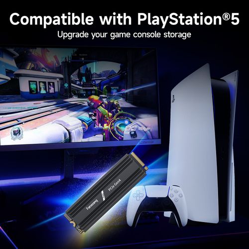 Fanxiang SSD 1TB PCIe Gen 4.0 SSD For PS5 M.2 NVMe Solid State Drive w/ Heatsink — image 7