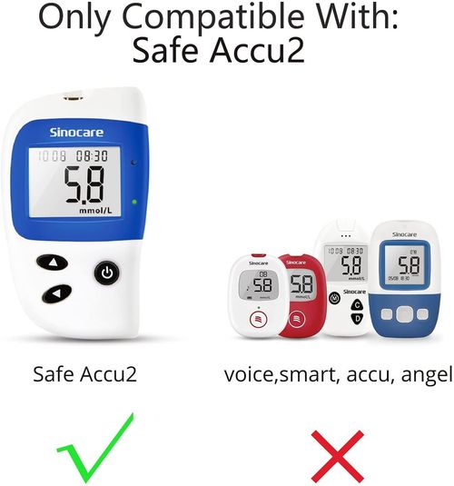 sinocare (Safe-Accu2) Blood Glucose Test Safe ACCU2 Strips x100  — image 4
