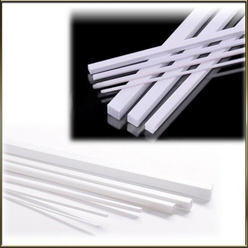 ABS Plastic Square Rod Bar Strips Modelling White 250mm Solid 1 ~ 10mm Craft DIY — image 3