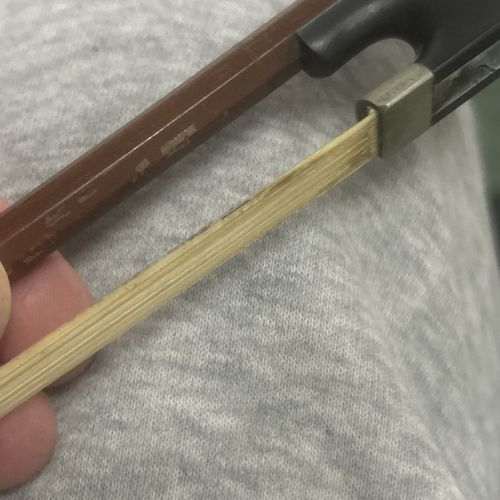 Violin Bow With Dove Frog Detailing 75cm — image 7
