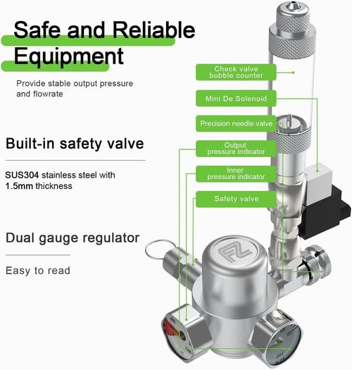 2.5L Aquarium CO2 Generator System Carbon Dioxide Reactor Kit DIY Co2 Kit with — image 5
