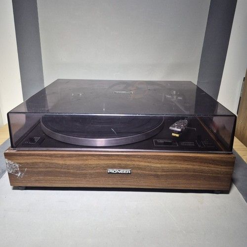 Vintage Pioneer PL-12D-II Belt Drive Turntable Record Player Shure M75G Japan