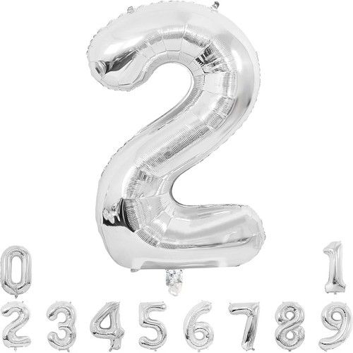 40"(101cm) 32"(81cm) Number Balloons Foil Birthday Party Large Giant Helium Air