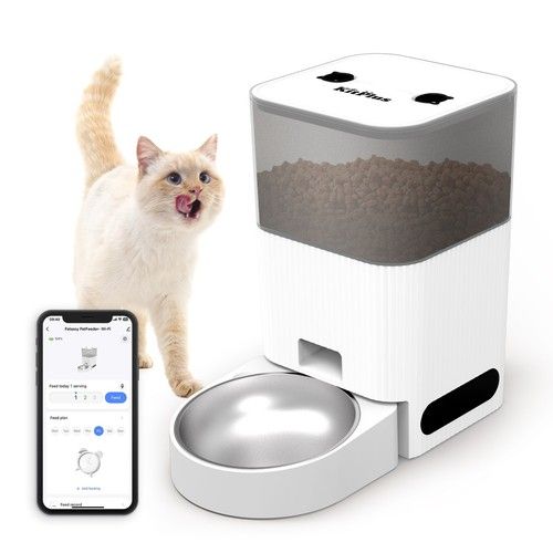Automatic Dog Feeder Cat feeder with Timer, APP Control,Wifi, 4L capacity