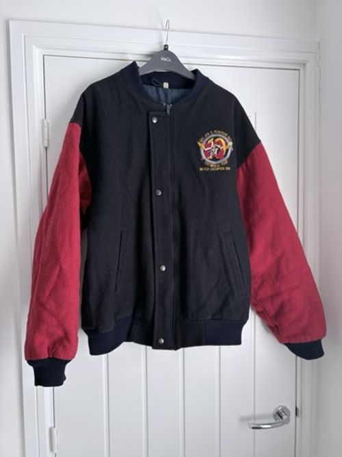 ⁠Vintage Jan O Pedersen Speedway Jacket L Cradley Heathens World Champion 1991⁠