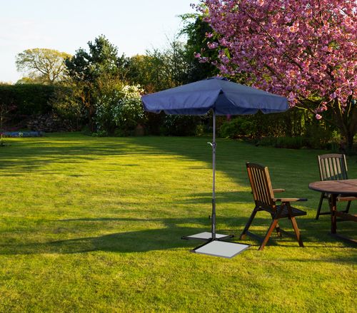 Outdoor Garden Parasol Base Stand Metal Patio Umbrella Holder Free Standing — image 4