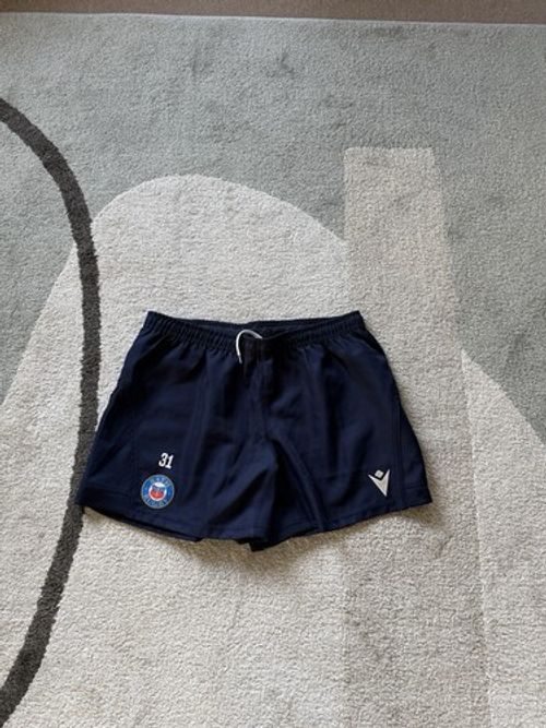 Men’s Blue Macron Bath Rugby Shorts In Excellent Condition XXL Rare Find