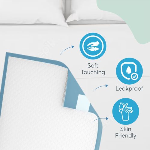 100 x Incontinence Bed Pads | 60x90 cm | Incontinence Bed Sheets (4 Packs of 25) — image 6