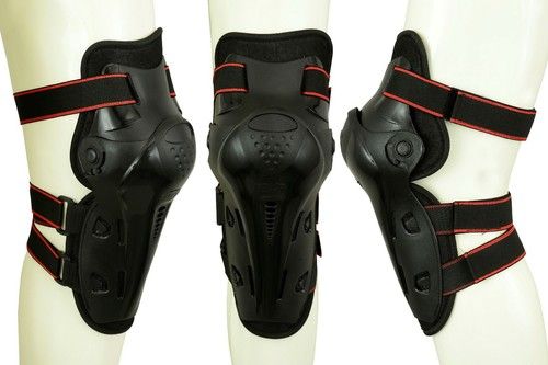 MX Motorcycle Motocross Hinged Knee Shin Pads Guard Protective Gear Body Armour