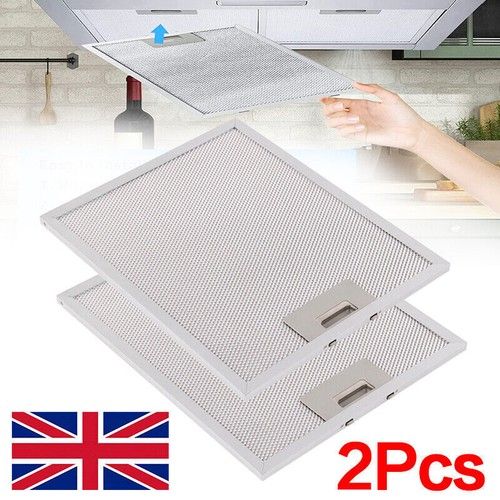 Cooker Hood Metal Mesh Grease Filter for Kitchen Extractor Fan 320 x 260mm UK