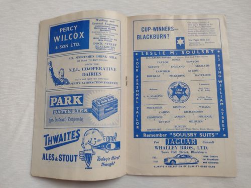 1962 League Cup Semi Final Blackburn Rovers v Rochdale 2nd May Rare Programme — image 9