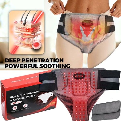 660nm Red Light Therapy Heating Massage Pants for Pain Relief Muscle Relaxation