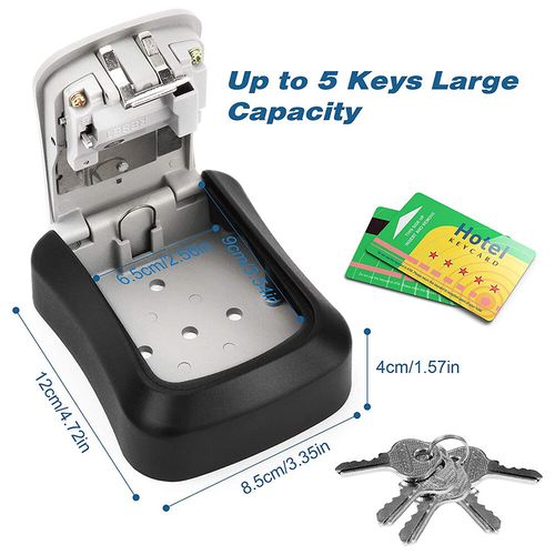 Outdoor High Security Wall Mounted Key Safe Box Code Lock Storage 4 Digit UK — image 4