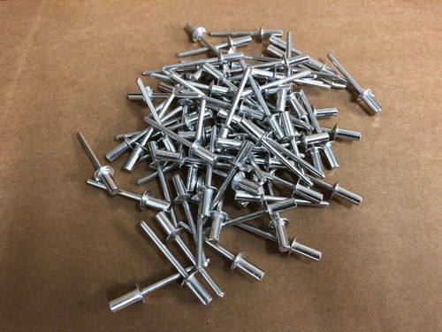 Land Rover Defender & Series Body Capping Pop Rivets x 100 100% Pure Aluminum