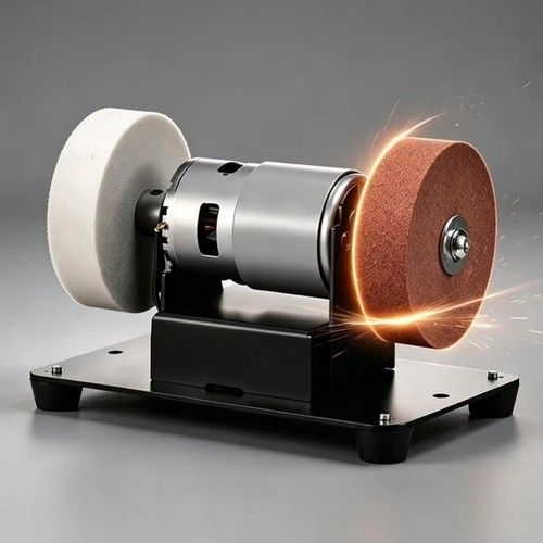 Electric Sander w/ 2 Wheels Electric Bench Grinder Sanding Machine Adjustable
