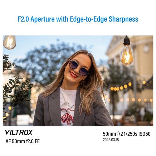 Viltrox AF 50mm F2.0 Air Full Frame Camera Lens Portrait Lens for Nikon Z Mount — image 10