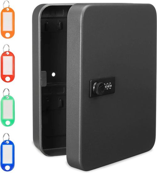 LDS® Key Cabinet Combination Lock with 20 Color Coded Key Tags – Key Lock Box Ou