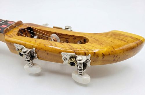 Handcrafted Thai Phin 3-String Acoustic Lute Custom Folk Guitar Solid Wood 100cm — image 8