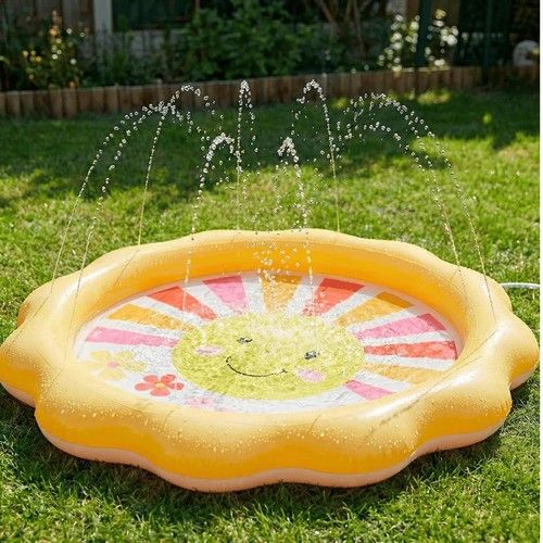 Intex Sunny Rays Sprinkler Pool 104cm Inflatable for Kids - Summer Fun