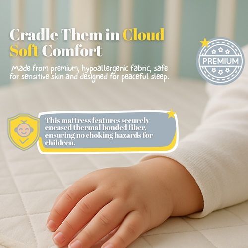 Anti Allergy Waterproof Cot Bed Mattress Quilted Soft Breathable Thick Mattress — image 5