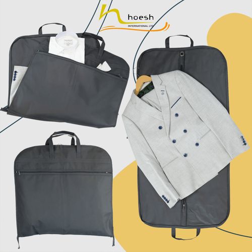 Hoesh GREY Breathable Shirt Coat Blazer Suit Travel Carrier Cover Garment Bags — image 3