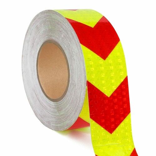 High Intensity Reflective Tape Vinyl Red Lime Arrow Self-Adhesive Reflector Tape