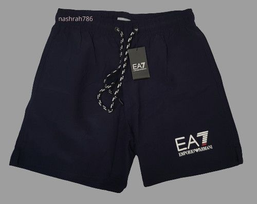 EA7 Emporio Armani  Swim Shorts ( Orange Logo )