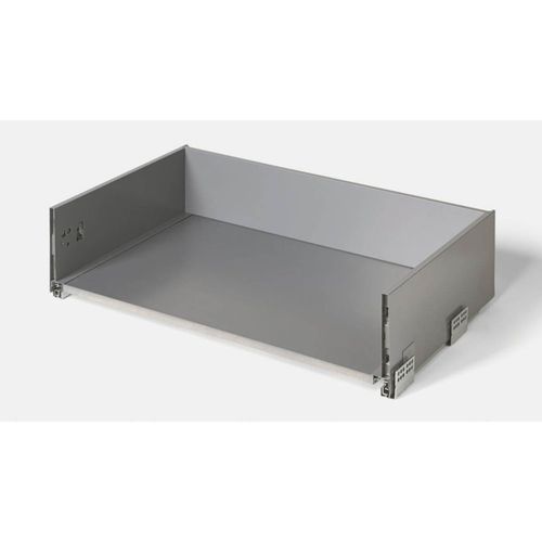 Essentials Kitchen Drawer Box Deep Matt Grey Soft Close Slimline Sides 800mm — image 1
