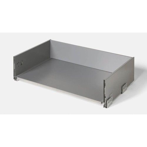 Essentials Kitchen Drawer Box Deep Matt Grey Soft Close Slimline Sides 800mm