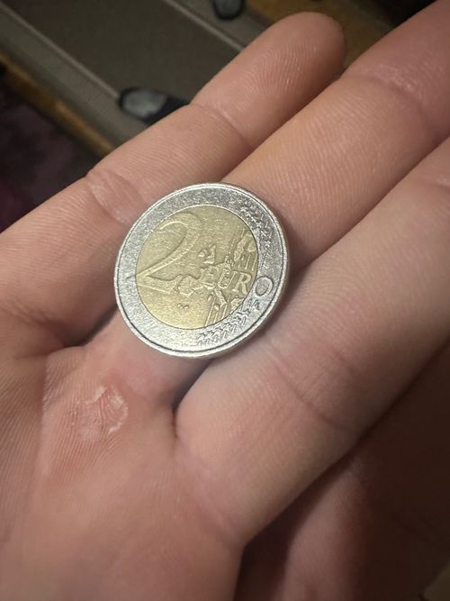 2 Euro Belgium 2000 – Rare Mint Error, Double Rim & Weak Strike — image 1