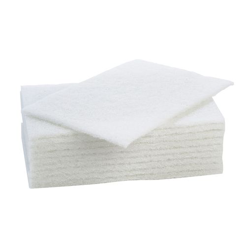Crown Supplies Non-Scratch Scourers White - Pack of 10 — image 1
