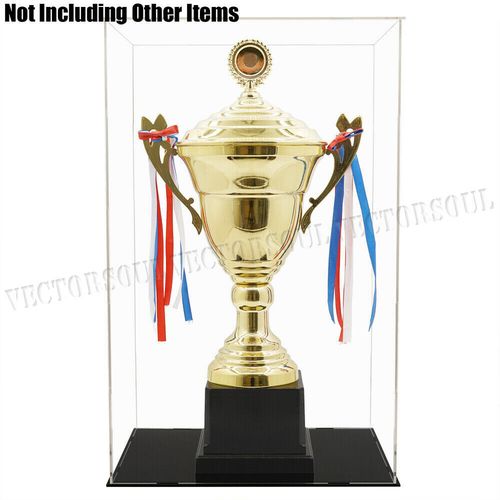 UK 20.5"/52cm H Acrylic Plastic Display Box Perspex Case Dustproof Self-Install — image 6