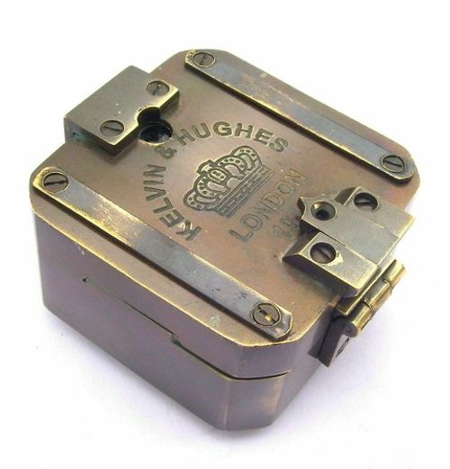  Antique Nautical  Brass Kelvin & Hughes 1917 Brunton Vintage compass