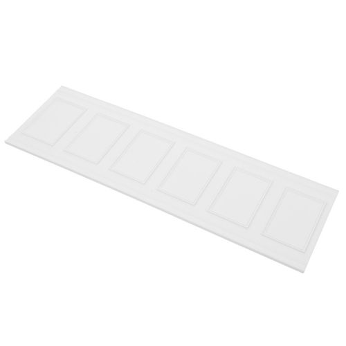White Resin Dollhouse Peel and Stick Molding Trim for Miniature Wall Decoration — image 8