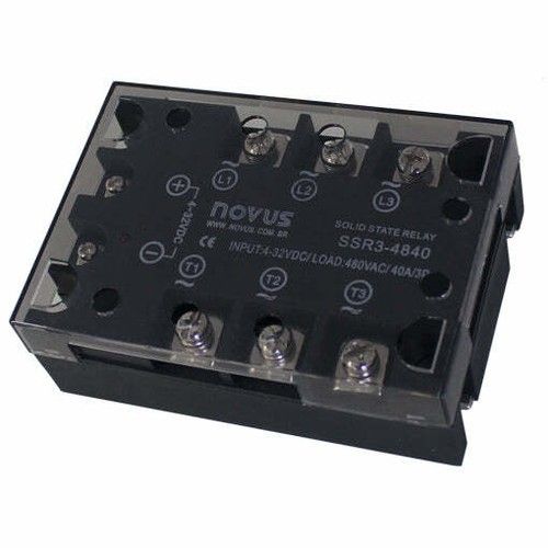 Solid State Relay - 3PH Load 40A 480VAC \ Control 4-32VDC - UK Stock