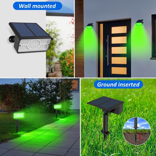 T-SUN 2Pack 49LED Solar Spot Lights Garden Light Landscape Solar Wall Lights UK — image 4