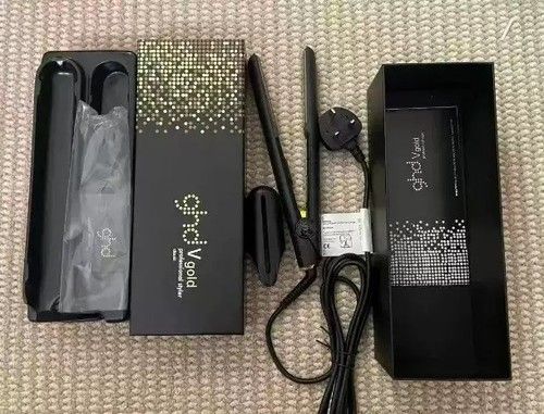 GHD V Gold Professional Straightener for Thick Curly Hair Fast Styling UK Gifts