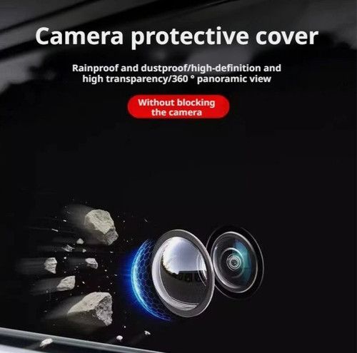 2PCS Car Camera Lens Protector Scratch Guard Dustproof Waterproof Cover