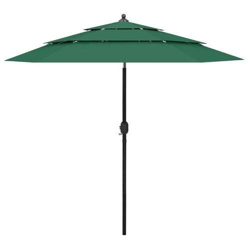 Garden Parasol Outdoor Patio Deck Sun Shade Canopy Umbrella Crank Shelter